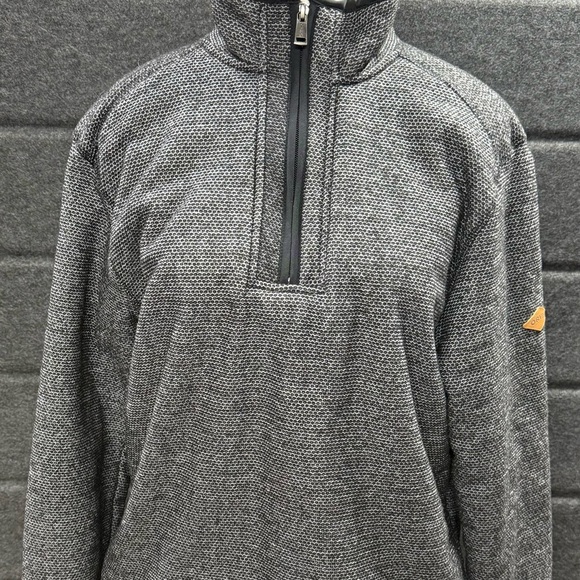 Orvis Gray Half-Zip Pullover Sweater - Picture 1 of 3